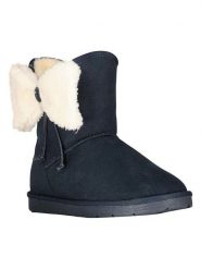 Geographical Norway Botki zimowe "Opap" w kolorze granatowym rozmiar: 39. Niebieskie botki damskie Geographical Norway, na zimę, z futra, bez obcasa, bez zapięcia. Za 156.98 zł.