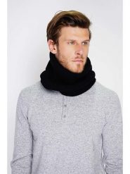 William de Faye Szal-koło w kolorze czarnym - 50 x 28 cm rozmiar: onesize. Czarne szaliki męskie William De Faye, bez wzorów, z kaszmiru. Za 56.99 zł.