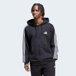 Bluza sportowa męska ADIDAS. Bluzy z kapturem męskie Adidas, l, z materiału. Za 289.99 zł.