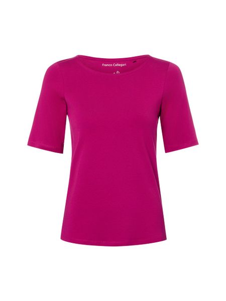 Franco Callegari Koszulka Kobiety Bawełna wyrazisty róż, L. Czerwone t-shirty damskie Franco Callegari, l, bez wzorów, z bawełny, bez kołnierzyka. Za 99.95 zł.