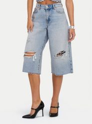 ONLY Szorty jeansowe Cobain 15349183 Niebieski Loose Fit. Niebieskie szorty damskie Only, bez wzorów, z bawełny. Za 99.99 zł.