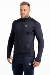 Bluza szybkoschnąca termoaktywna do biegania Rough Radical Boost. Niebieskie bluzy z kapturem męskie ROUGH RADICAL, l, z dzianiny. Za 144.90 zł.