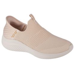 Buty sportowe Sneakersy damskie, Ultra Flex 3.0 - Cozy Streak. Brązowe buty sportowe na co dzień damskie Skechers, bez wzorów, trekkingowe. Za 379.99 zł.