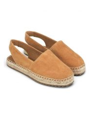 Marc O´Polo Skórzane espadryle w kolorze jasnobrązowym rozmiar: 41. Brązowe espadryle damskie bez wzorów, bez obcasa. Za 262.91 zł.