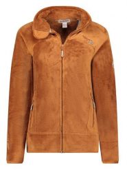 Geographical Norway Kurtka polarowa "Upaline" w kolorze karmelowym rozmiar: S. Brązowe kurtki damskie Geographical Norway, s, bez wzorów, z polaru, bez kaptura. Za 113.36 zł.