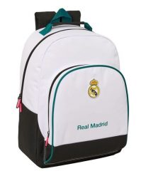 Real Madryt plecak szkolny sportowy wielokolorowy. Białe plecaki damskie Real Madrid, bez wzorów, z materiału. Za 199.00 zł.