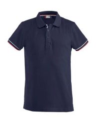 Clique koszulka polo Newton 100% bawełna ring-spun - dark navy. Niebieskie koszulki polo męskie CLIQUE, m, bez wzorów, z bawełny, bez ramiączek. Za 136.03 zł.