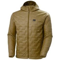 Kurtka narciarska z kapturem Helly Hansen Lifaloft. Brązowe kurtki narciarskie i snowboardowe damskie Helly Hansen, s, bez wzorów, z poliamidu, z kapturem, narciarskie, primaloft. Za 937.00 zł.