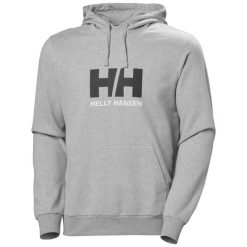 Bluza z kapturem Helly Hansen HH Logo 2.0. Szare bluzy z kapturem męskie Helly Hansen, na lato, s, z bawełny. Za 375.50 zł.