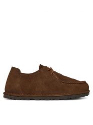 Birkenstock Półbuty Utti Lace 1033212 Brązowy. Brązowe półbuty damskie Birkenstock, bez wzorów, ze skóry, bez obcasa, na płaskiej podeszwie. Za 719.99 zł.