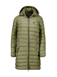 Canadian Peak Płaszcz pikowany "Akitaleak" w kolorze zielonym rozmiar: L. Zielone płaszcze damskie Canadian Peak, l, bez wzorów. Za 130.99 zł.