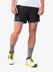 Spodenki turystyczne Hannah Ash Shorts. Szare szorty męskie Hannah, bez wzorów, z materiału. Za 268.39 zł.