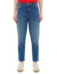 Damskie Spodnie Jeansowe Mustang Style Charlotte Tapered Denim Blue 1016916 5000 681. Niebieskie spodnie materiałowe damskie Mustang, bez wzorów, z denimu. Za 219.99 zł.