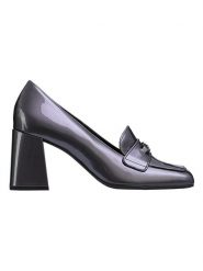 Högl Skórzane czółenka "Julie" w kolorze antracytowym rozmiar: 41. Czarne czółenka damskie HÖGL, bez wzorów, bez obcasa. Za 408.85 zł.