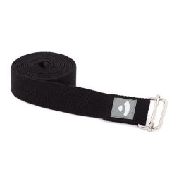 Pasek do jogi Bodhi Asana belt - czarny. Czarne paski męskie BODHI, bez wzorów, z bawełny, klasyczne. Za 39.00 zł.