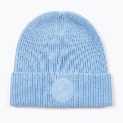 Czapka zimowa Pitbull Beanie San Diego Ca. Niebieskie czapki męskie PITBULL, na zimę, bez wzorów, z bawełny, sportowe. Za 62.99 zł.