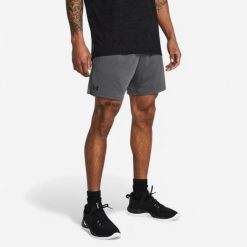 Spodenki męskie Under Armour Tech™ Vent. Szare szorty męskie Under Armour, m, z materiału, na fitness i siłownię. Za 99.99 zł.
