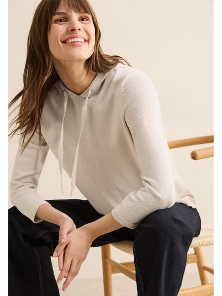 Cecil Bluza w kolorze beżowym rozmiar: L. Brązowe bluzy z kapturem damskie Cecil, l. Za 73.93 zł.