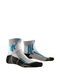 Skarpety biegowe X-SOCKS RUN SPEED TWO 4.0. Szare skarpetki damskie X-Socks, bez wzorów, z materiału. Za 55.00 zł.