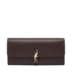 Portfel Furla. Brązowe portfele damskie Furla, bez wzorów. Za 854.99 zł.