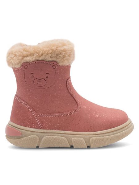 Lasocki Kids Botki BIMBO CI12-3116-08 Różowy. Czerwone botki dziewczęce Lasocki Kids, bez wzorów, ze skóry, bez ramiączek. Za 119.99 zł.
