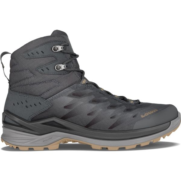 Buty trekkingowe męskie Lowa Ferrox Mid Gtx. Brązowe buty trekkingowe męskie Lowa, na zimę, z materiału, za kostkę, bez zapięcia. Za 846.50 zł.