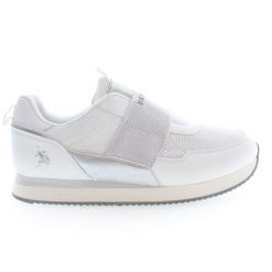 Buty U.S. Polo NOBIW003 Whi białe. Białe buty sportowe na co dzień damskie bez wzorów, z gumy. Za 436.24 zł.