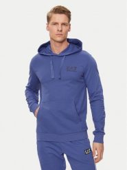 EA7 Emporio Armani Bluza 8NPM18 PJ05Z 1557 Niebieski Regular Fit. Niebieskie bluzy bez kaptura męskie EA7 Emporio Armani, m, z bawełny. Za 519.99 zł.