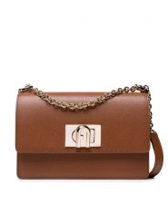 Furla Torebka 1927 BAFKACO-ARE000-03B00-1-007-20-BG-B Brązowy. Brązowe torebki klasyczne damskie Furla, bez wzorów, ze skóry, bez dodatków. Za 1,619.00 zł.