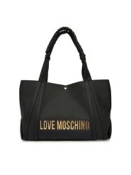 LOVE MOSCHINO Torebka JC4244PP0OKD0000 Czarny. Czarne torebki klasyczne damskie Love Moschino, bez wzorów, ze skóry, bez dodatków. Za 1,029.00 zł.