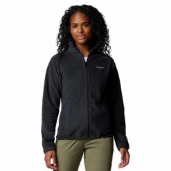 Bluza polarowa damska Columbia Benton Springs Full Zip rozpinana. Czarne bluzy bez kaptura damskie Columbia, z polaru. Za 194.99 zł.