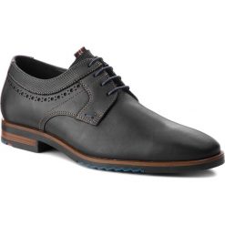 Półbuty LLOYD - Dostal 28-589-10 Schwarz/Ocean. Czarne buty wizytowe męskie Lloyd, z materiału, bez zapięcia. W wyprzedaży za 429.00 zł.