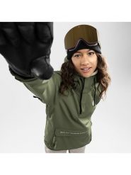 Siroko Kurtka narciarska "W3-W" w kolorze khaki rozmiar: XL. Brązowe kurtki narciarskie i snowboardowe damskie SIROKO, m, bez wzorów, bez kaptura, narciarskie. Za 254.74 zł.