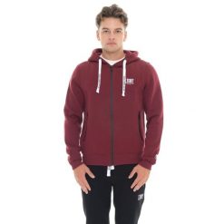 Bluza Herren Winter-Kapuzens z logo Reißverschluss, mała Leone 1947 Logo. Czerwone bluzy bez kaptura męskie LEONE 1947 APPAREL, z bawełny. W wyprzedaży za 169.09 zł.