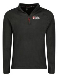 Canadian Peak Bluza polarowa "Tugeak" w kolorze czarnym rozmiar: L. Czarne bluzy bez kaptura męskie Canadian Peak, l, z polaru. Za 82.95 zł.