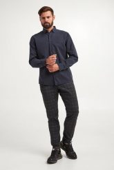 Spodnie męskie w kratę Maxton3-W JOOP! JEANS. Spodnie materiałowe męskie Joop! Jeans, bez wzorów, z jeansu. W wyprzedaży za 543.32 zł.