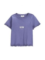 Coccodrillo T-Shirt WC5143205HGJ Niebieski Regular Fit. Niebieskie koszulki dziewczęce COCCODRILLO, bez wzorów, z bawełny, bez ramiączek. Za 29.99 zł.