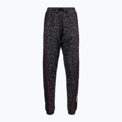 Spodnie damskie Ellesse Base Track. Czarne spodnie sportowe damskie Ellesse, z materiału, na fitness i siłownię. Za 269.99 zł.