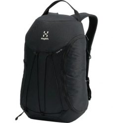 HAGLOFS Plecak Corker 15 true black. Czarne plecaki damskie Haglöfs, bez wzorów, z materiału, biznesowe. Za 245.60 zł.