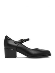 Go Soft Czółenka CEO-BK064 Czarny. Czarne czółenka damskie GO SOFT, bez wzorów, ze skóry, bez obcasa. Za 149.99 zł.