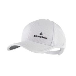 Czapka baseball CAP 4. Białe czapki męskie Bergson, bez wzorów, z materiału. Za 59.00 zł.