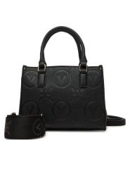 Valentino Torebka Samba Re VBS8ZG04 Czarny. Czarne torebki klasyczne damskie Valentino, bez wzorów, ze skóry, bez dodatków. Za 569.99 zł.