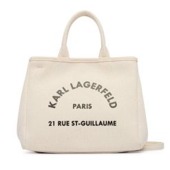 Torebka KARL LAGERFELD. Brązowe torebki klasyczne damskie Karl Lagerfeld, bez wzorów, bez dodatków. Za 429.99 zł.