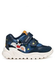 Geox Sneakersy B Ciufciuf Boy B665RA 05422 C4002 S Granatowy. Niebieskie buty sportowe chłopięce Geox, bez wzorów, ze skóry, bez zapięcia. Za 249.99 zł.