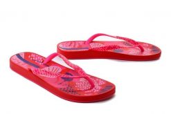 IPANEMA Anat Nature VII Fem 83325 red/pink, klapki japonki damskie. Czerwone klapki damskie Ipanema, bez wzorów, bez obcasa. Za 89.99 zł.