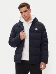Adidas Kurtka puchowa Helionic HG8750 Granatowy Regular Fit. Niebieskie kurtki męskie Adidas, m, bez wzorów, z puchu, bez kaptura. Za 949.99 zł.