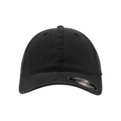 Czapka Flexfit cotton dad. Czarne czapki męskie FLEXFIT, bez wzorów, z jeansu, eleganckie. Za 84.35 zł.