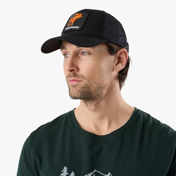 Czapka z daszkiem Unisex Swedemount Forest Cap. Czarne czapki męskie SWEDEMOUNT, bez wzorów. Za 79.99 zł.