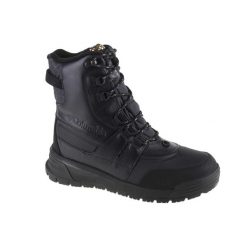Buty trekkingowe męskie, Columbia Bugaboot Celsius Plus. Czarne buty trekkingowe męskie Columbia, z materiału, bez zapięcia, trekkingowe. Za 499.99 zł.