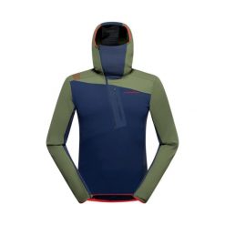 Bluza z kapturem La Sportiva Big Wall. Niebieskie bluzy z kapturem męskie La Sportiva, l, z elastanu. Za 615.50 zł.
